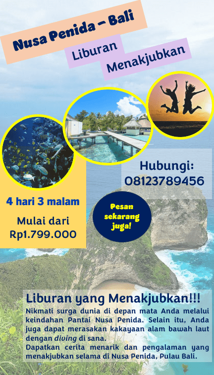 contoh pamflet