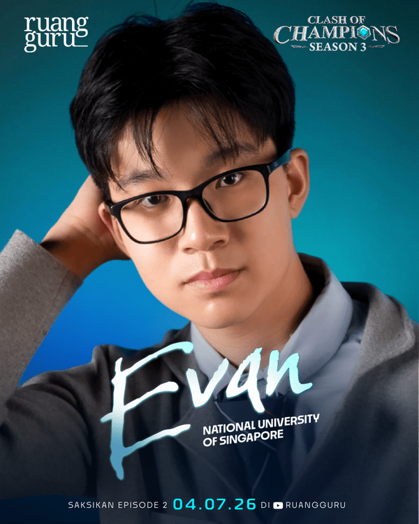 profil evan - peserta coc season 3