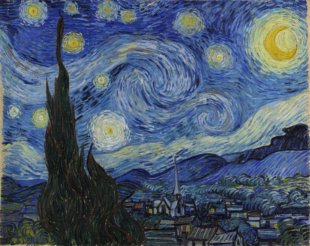 Lukisan Starry Night - Van Gogh