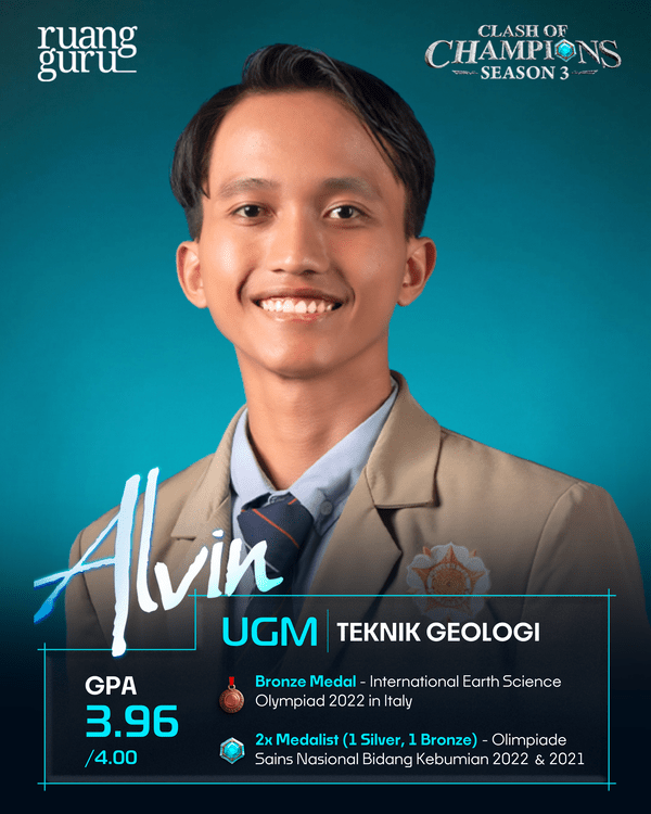 profil Alvin - peserta coc season 3