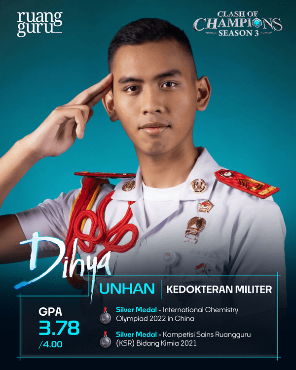 profil dihya - peserta coc season 3