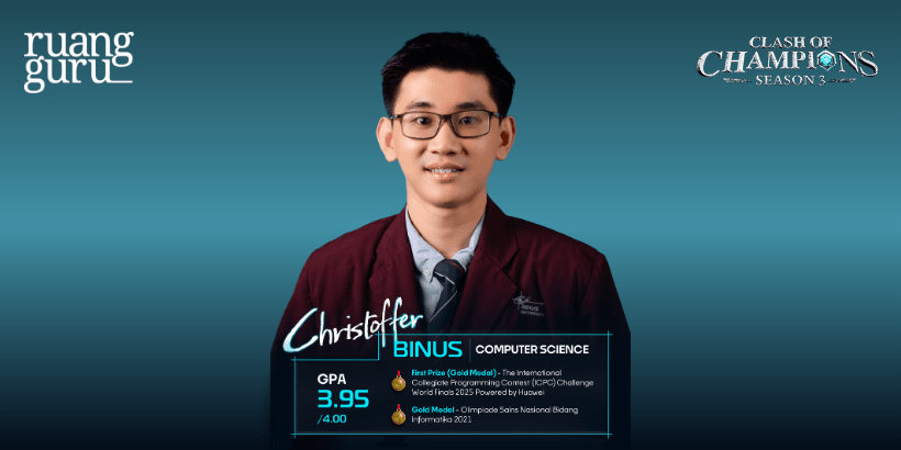 Profil Christoffer - Peserta Clash of Champions Season 3