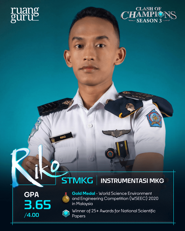 profil riko - peserta coc season 3