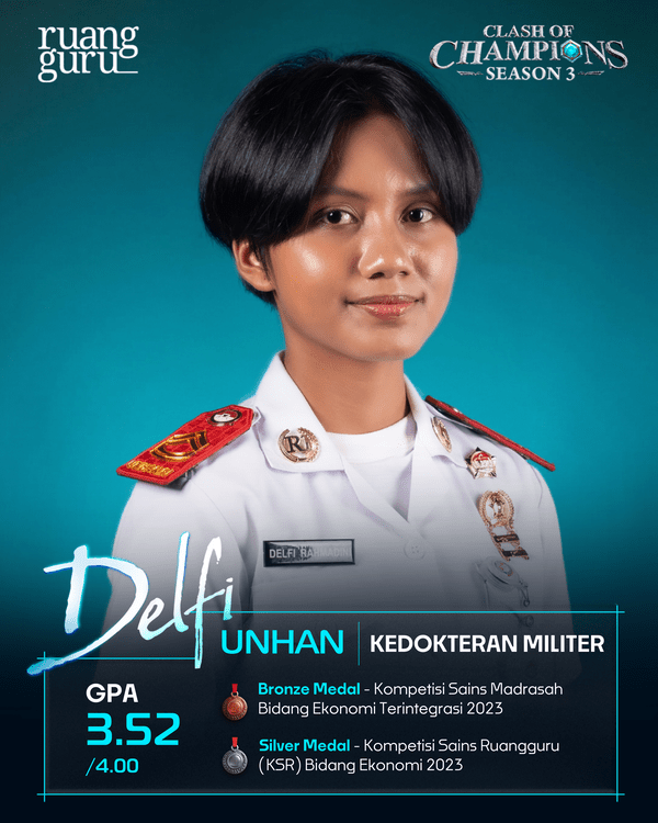 Profil Delfi Peserta Clash of Champions Season 3