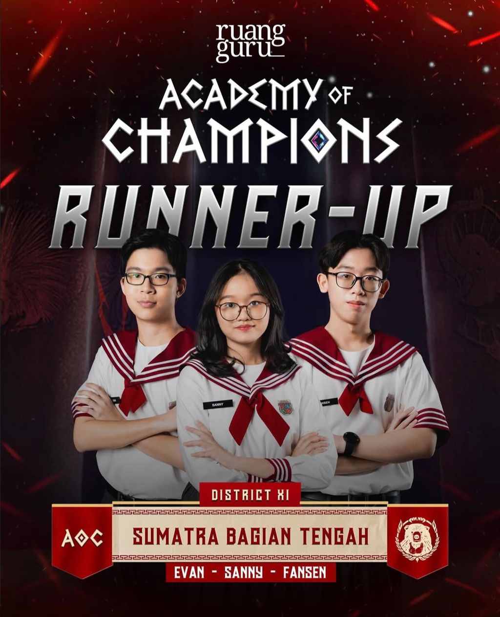 runner up academy of champions