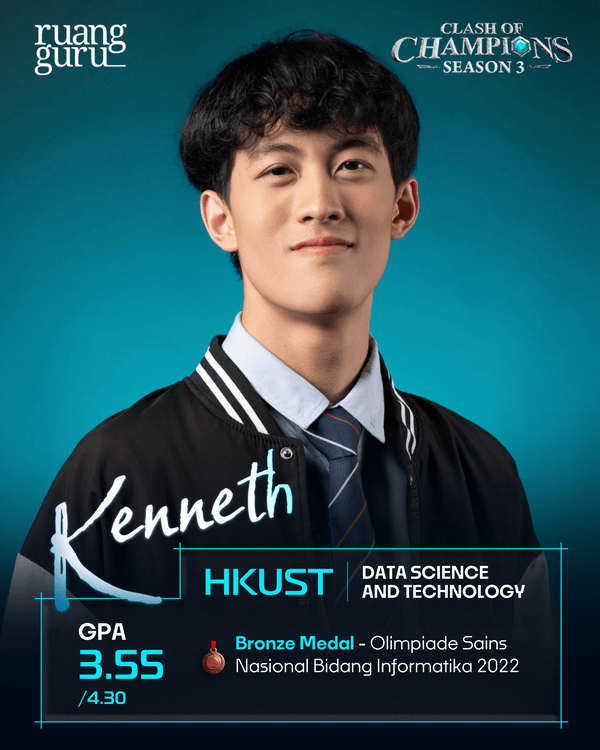 profil kenneth - peserta coc season 3