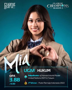 profil mia - peserta coc season 3