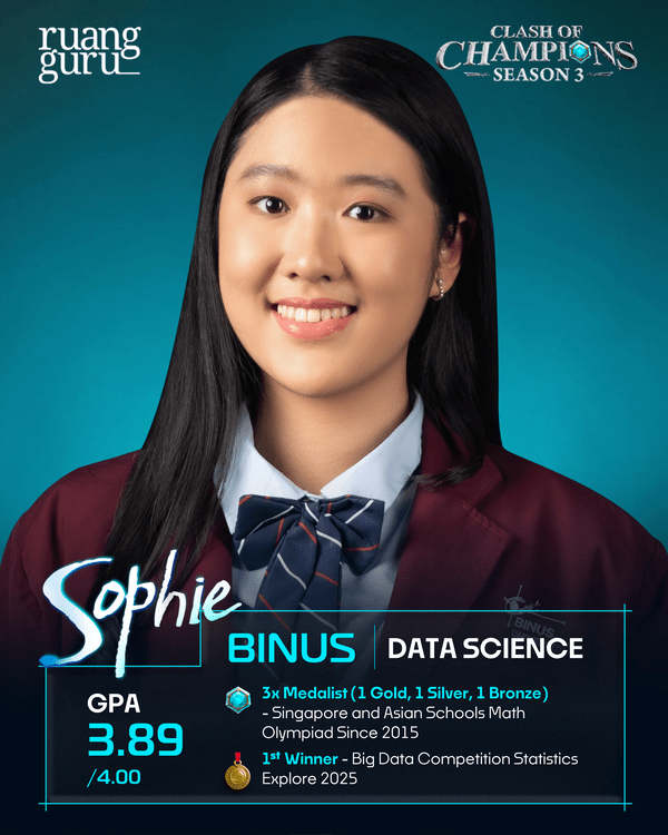 Profil Sophie - Peserta COC Season 3