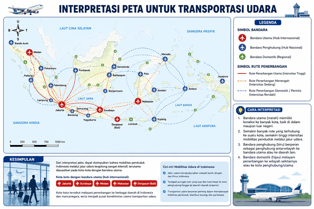 Interpretasi Peta Transportasi Udara