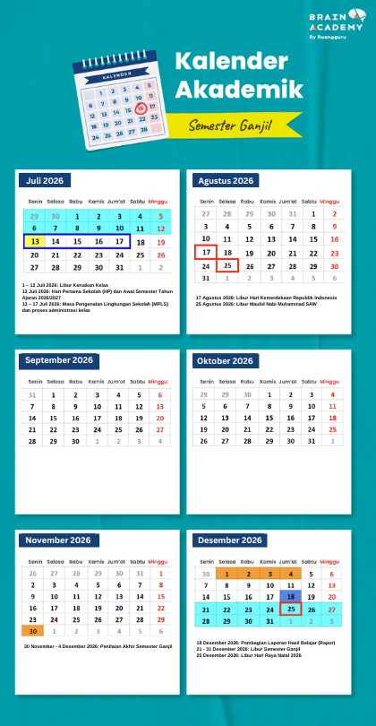 kalender pendidikan semester ganjil