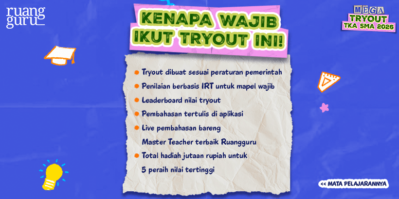 Mega Tryout TKA SMA 2026, Terupdate Sesuai Aturan Pemerintah
