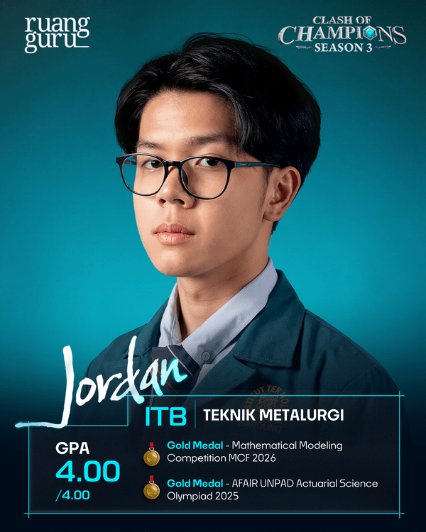 profil jordan - peserta coc season 3
