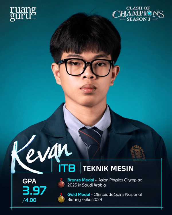 Kevan - profil clash of champions season 3