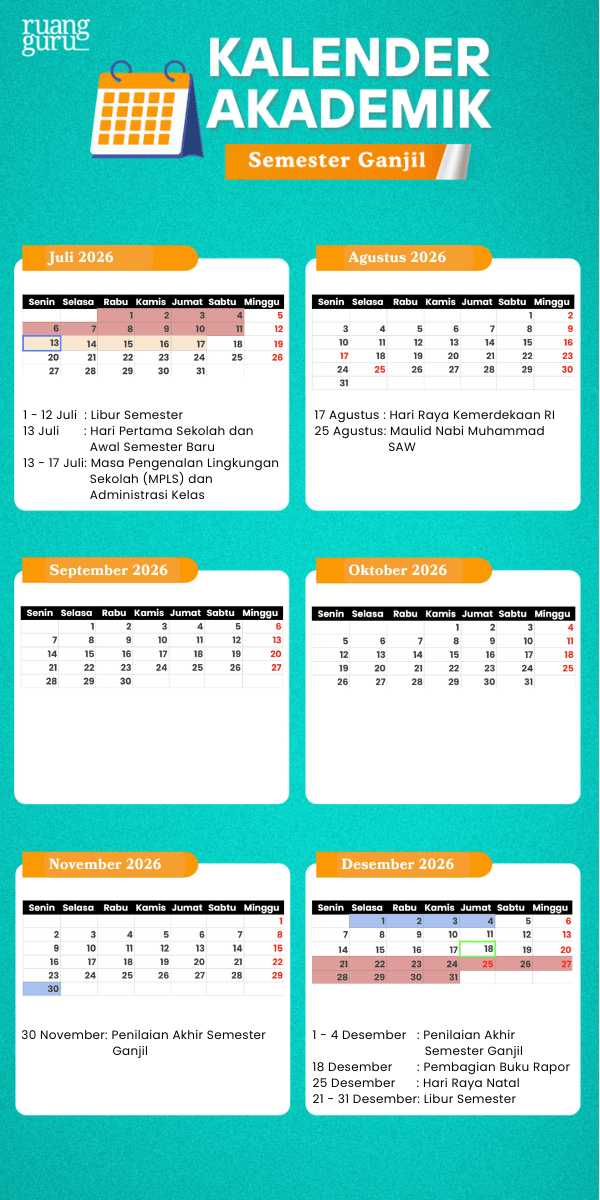 kalender akademik semester ganjil 2026-2027