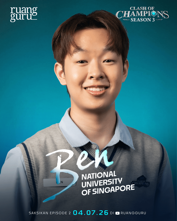 Profil Ben, clash of champions season 3