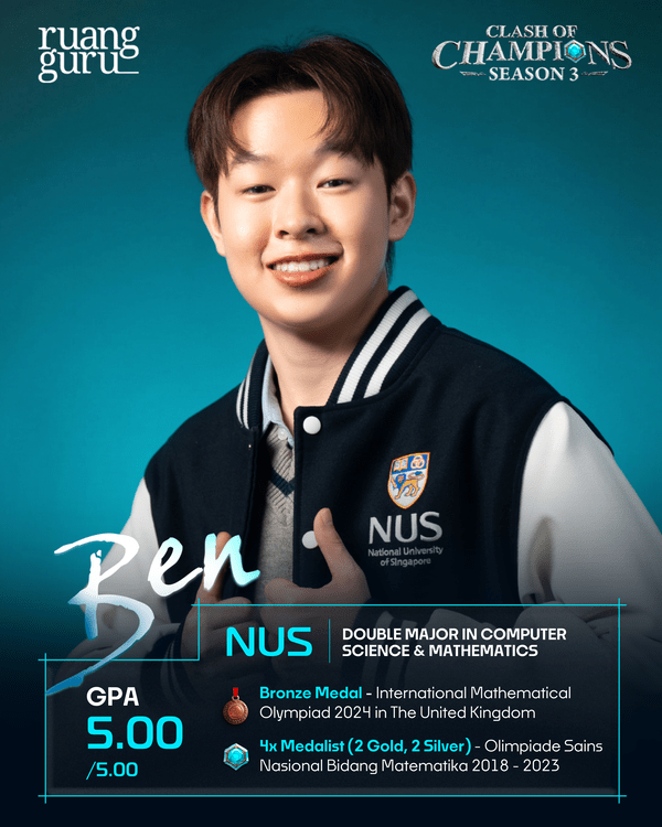 profil ben - peserta coc season 3
