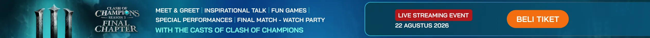 Clash of Champions desktop banner