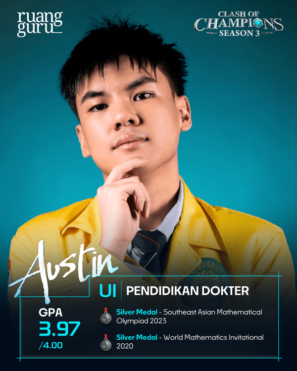 profil austin - peserta coc season 3