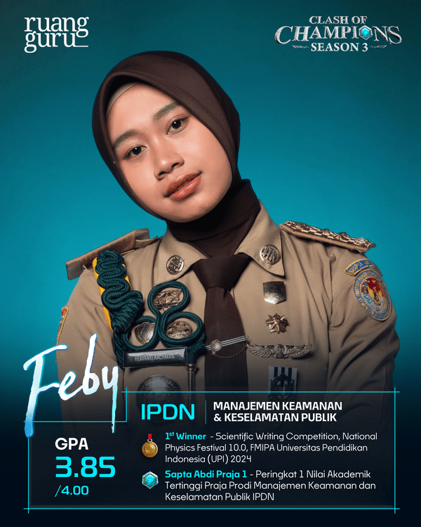 profil feby - peserta coc season 3