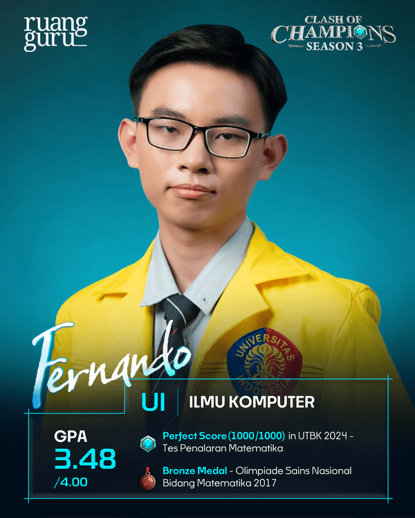 profil fernano - peserta coc season 3