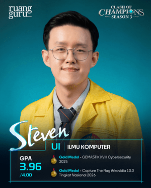Profil Steven - Peserta CoC Season 3