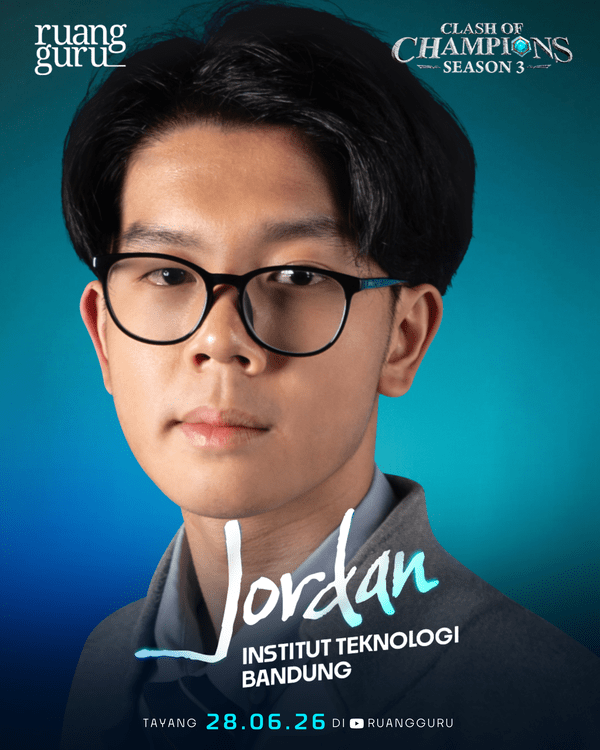 profil jordan - peserta clash of champions season 3