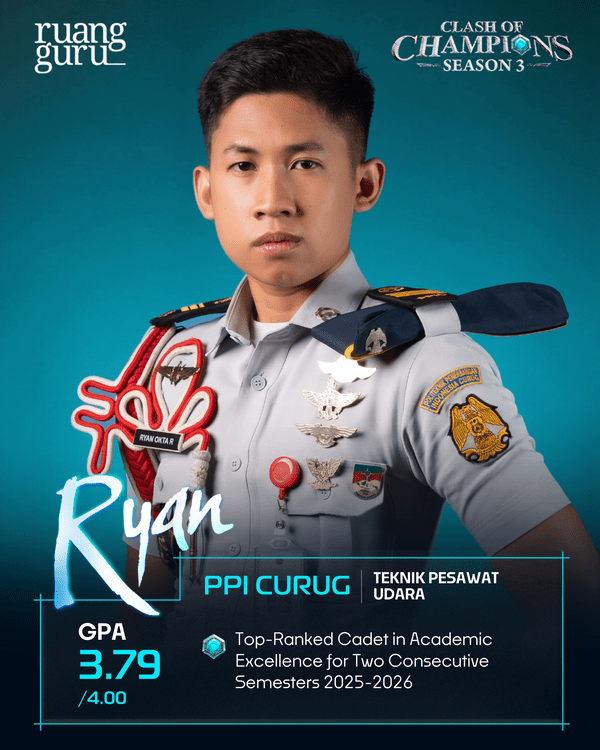 profil ryan - peserta coc season 3