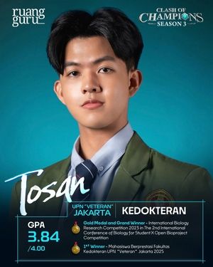 Tosan - peserta clash of champions season 3