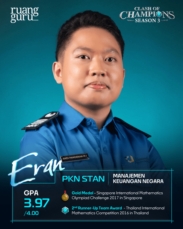 profil eran - peserta coc season 3