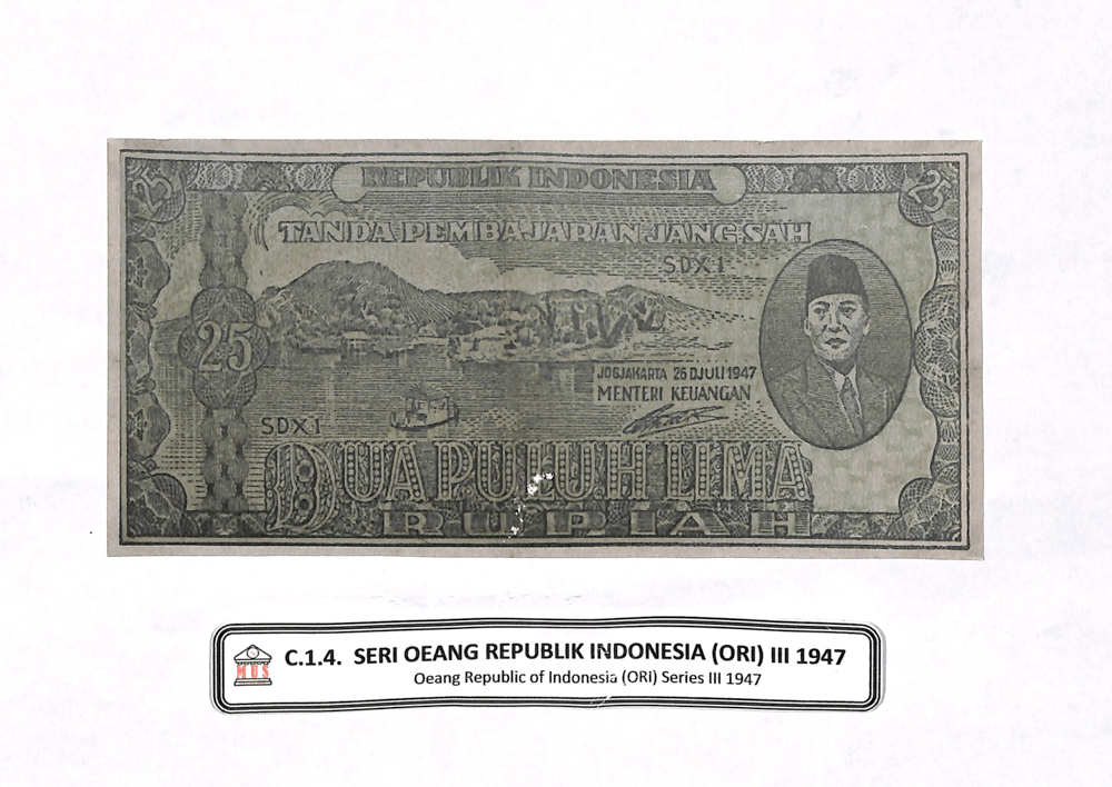 Gambar uang ORI Series III 1947