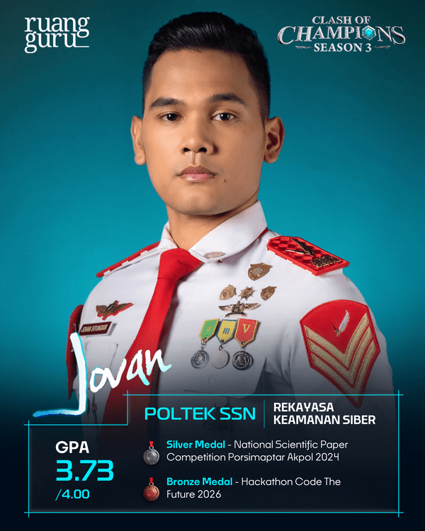 profil jovan - peserta coc season 3