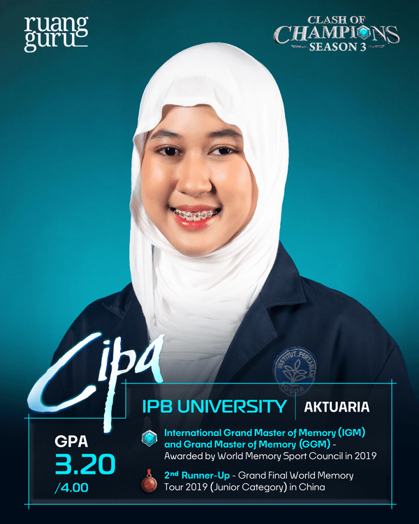 profil cipa - peserta coc season 3