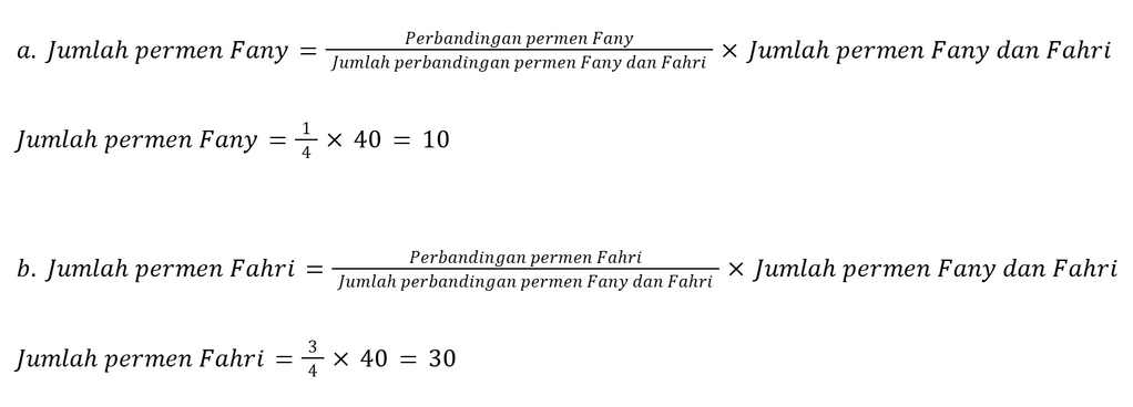 contoh soal perbandingan