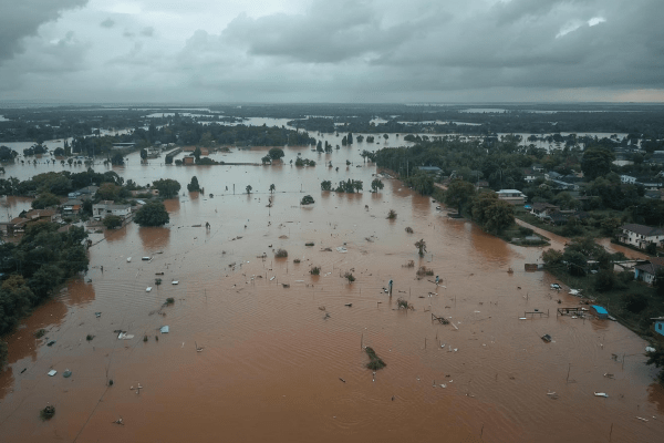 Ilustrasi Banjir di Sumatera