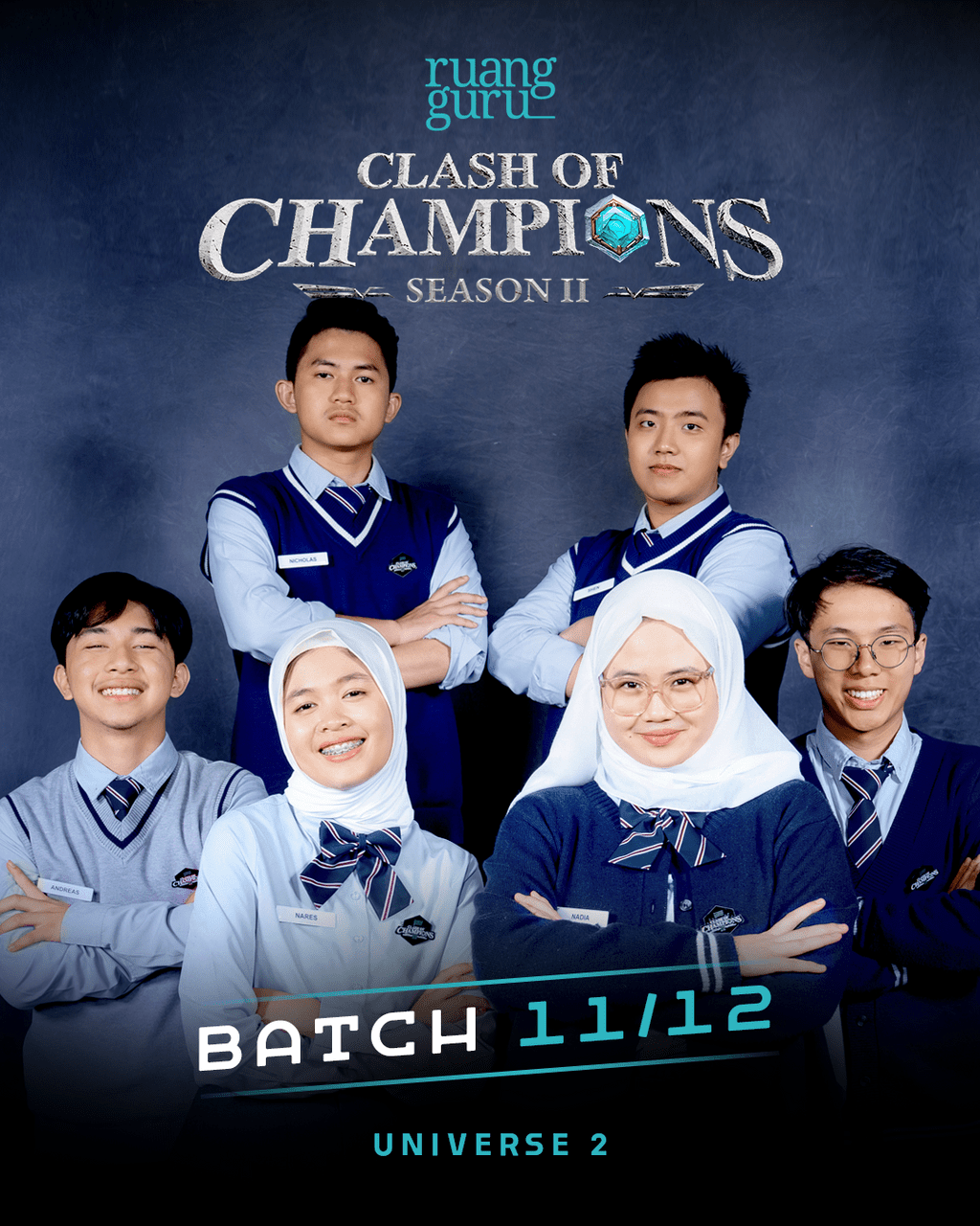 Profil Peserta Clash of Champions Season 2 Batch 11