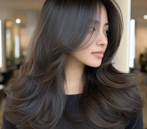 nama potongan rambut wanita dalam bahasa inggris (long layers)