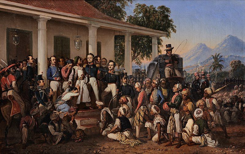 Lukisan Penangkapan Diponegoro - Raden Saleh