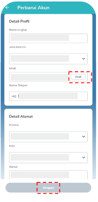Screenshot Ubah Profil