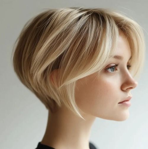 nama potongan rambut wanita dalam bahasa inggris (wedge cut)