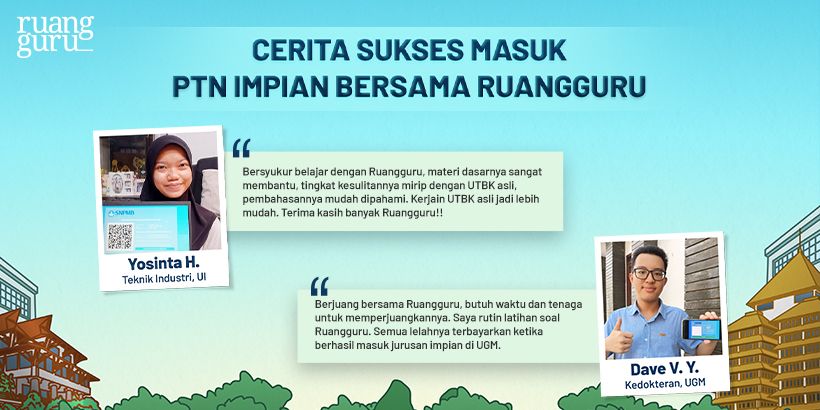 testimoni pengguna ruangguru yang masuk ptn