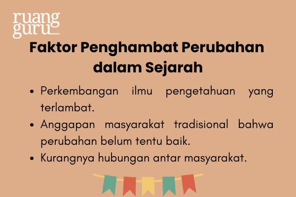 Faktor Penghambat Perubahan dalam Sejarah