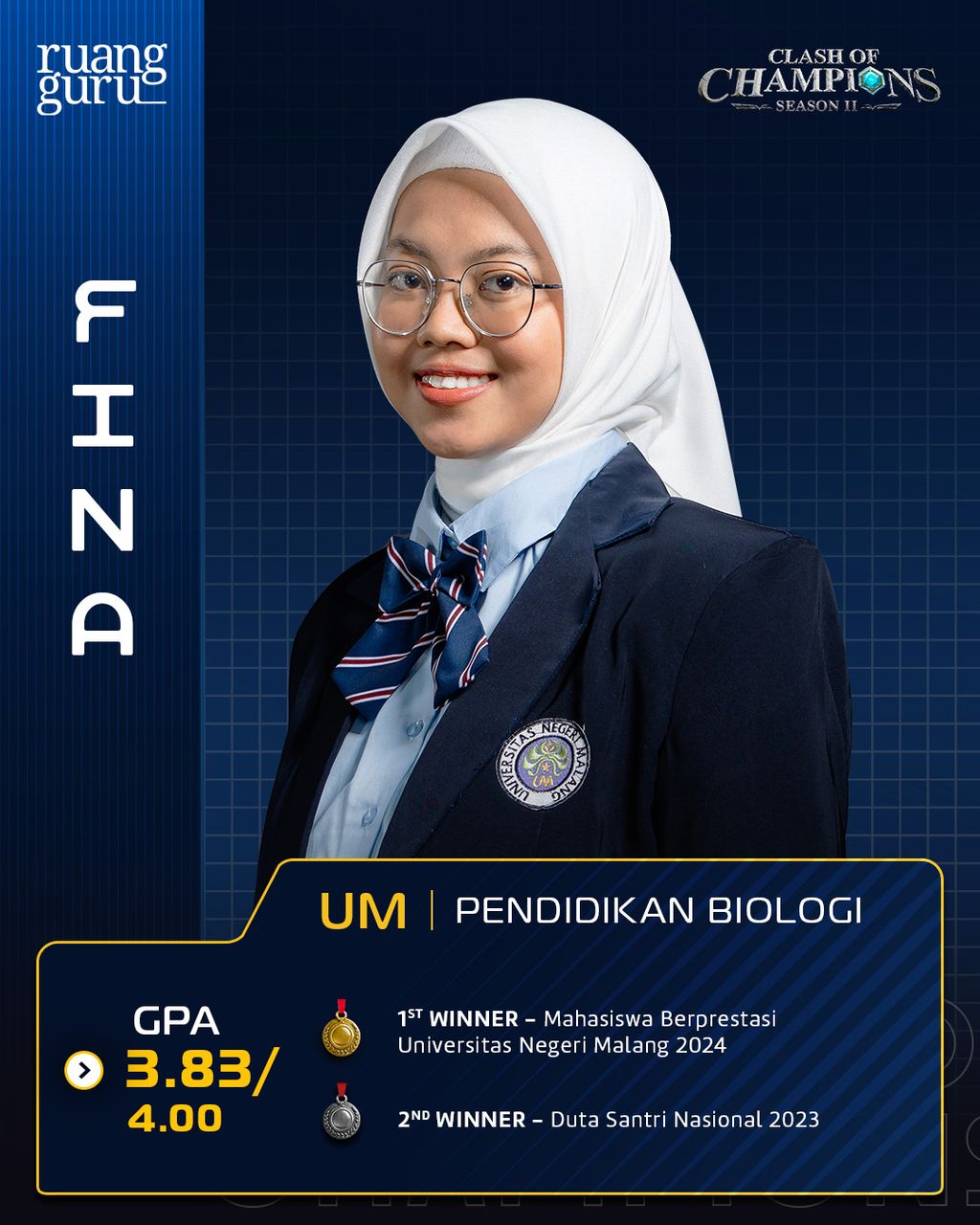 Profil Fina - Peserta Clash of Champions