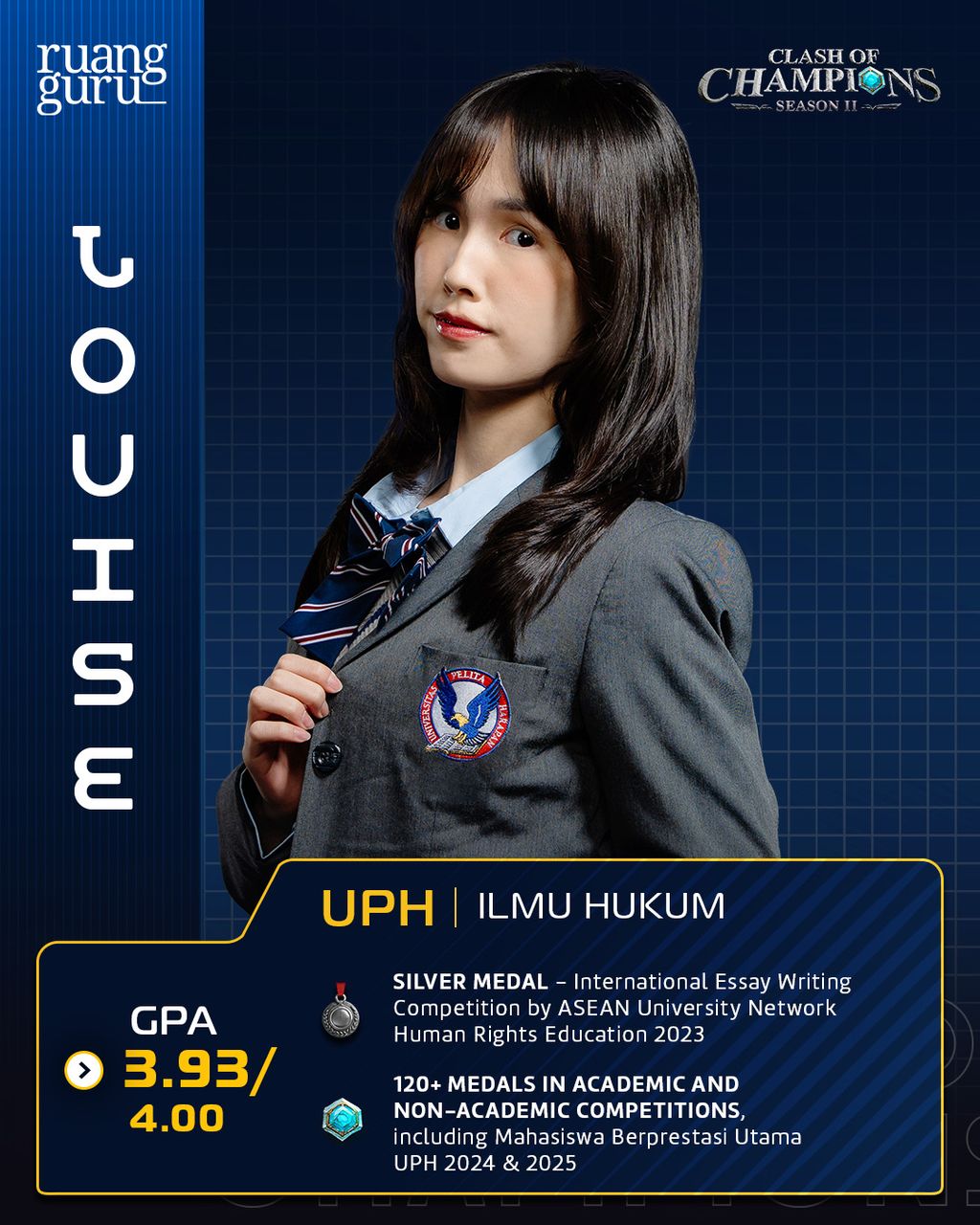 profil Louise - peserta coc season 2