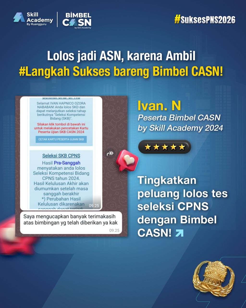 Bimbel CASN Skill Academy CPNS 2026
