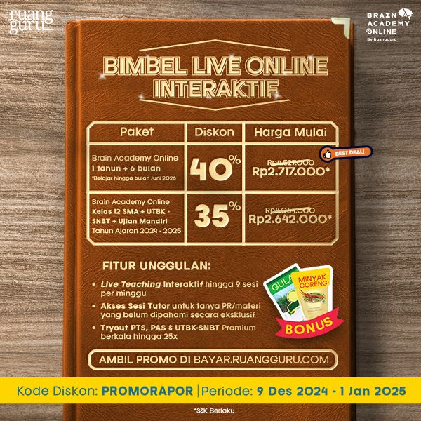 promo bagi rapor