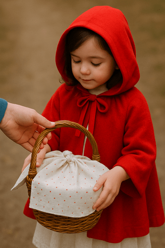 Dongeng Anak Little Red Riding Hood (Si Gadis Berkerudung Merah) dalam bahasa Inggris