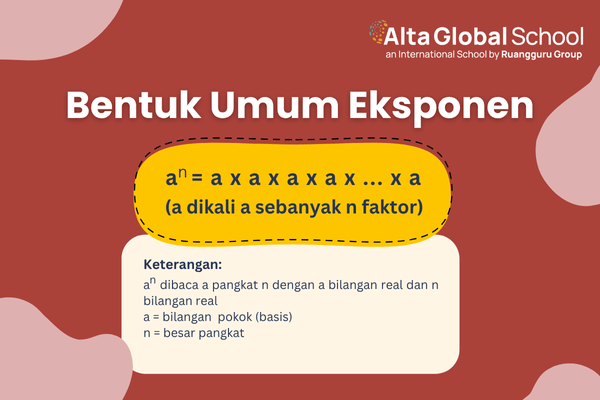 bentuk umum eksponen
