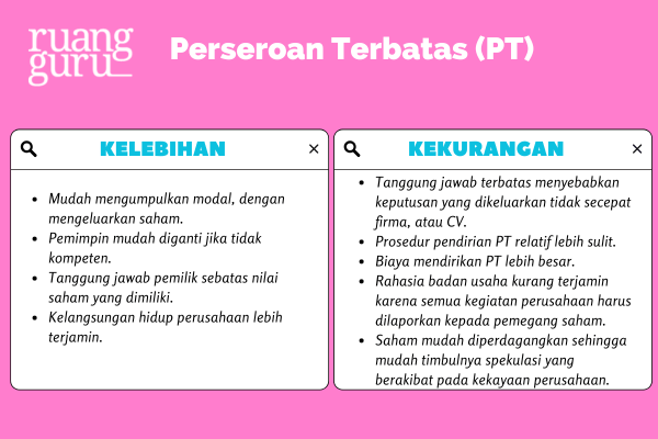 Kelebihan dan Kekurangan PT