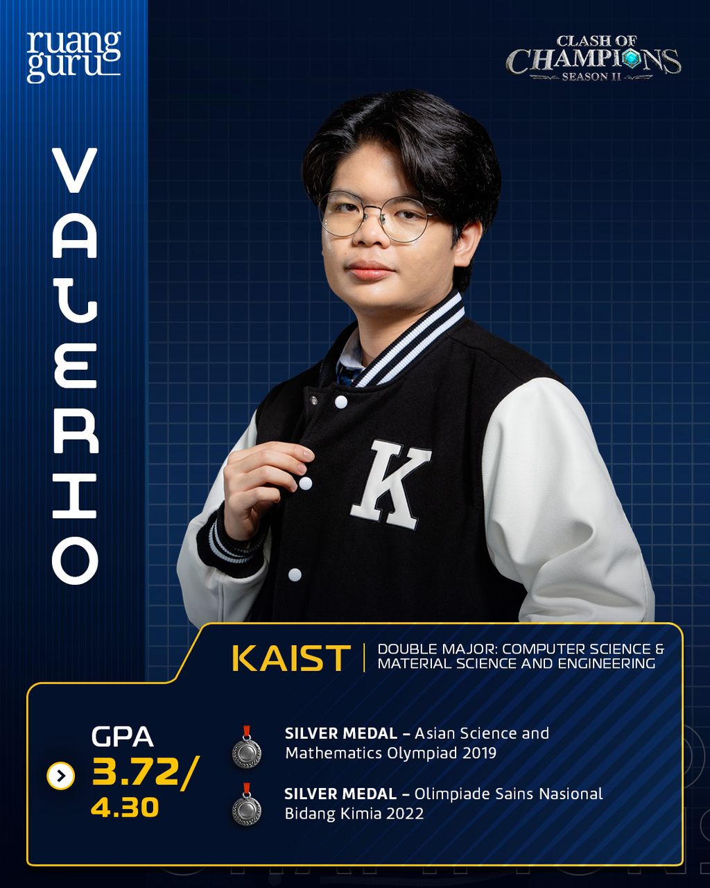Profil Valerio - Peserta Clash of Champions