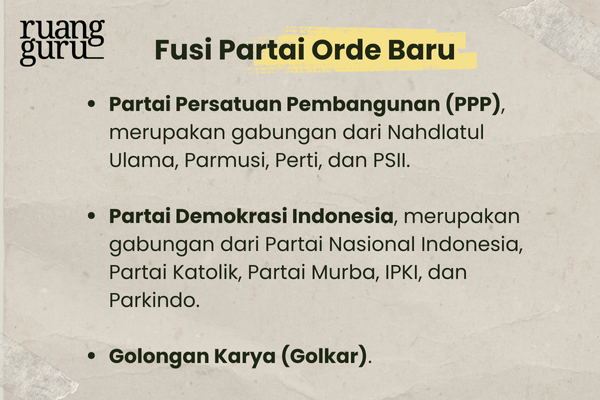 Fusi Partai Orde Baru